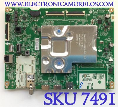 MAIN PARA TV LG UHD 4K SMART TV / NUMERO DE PARTE EBU66324201 / EAX69581203 / EAX69581203(1.0) / PANEL NC430TQG-ABKH5 / DISPLAY HV430QUB-F7D / MODELO 43UP8000PUR / 43UP8000PUR.AUSGLJM